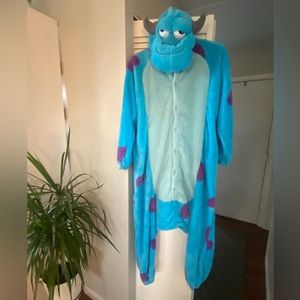 Adult Monsters INC Sully Union Suit Costume